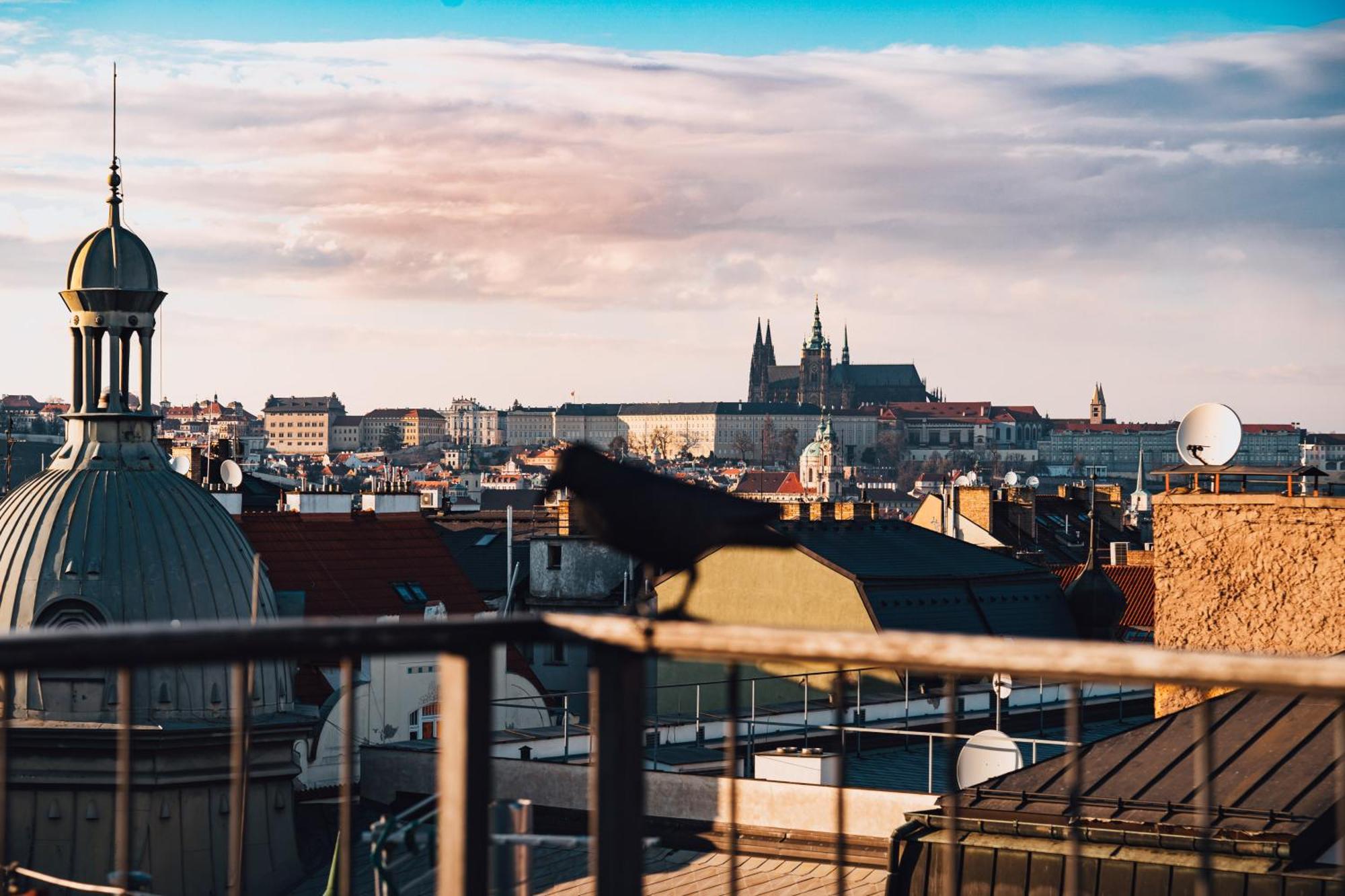 Two-Level Apart With A Terrace Near The Vltava River プラハ エクステリア 写真