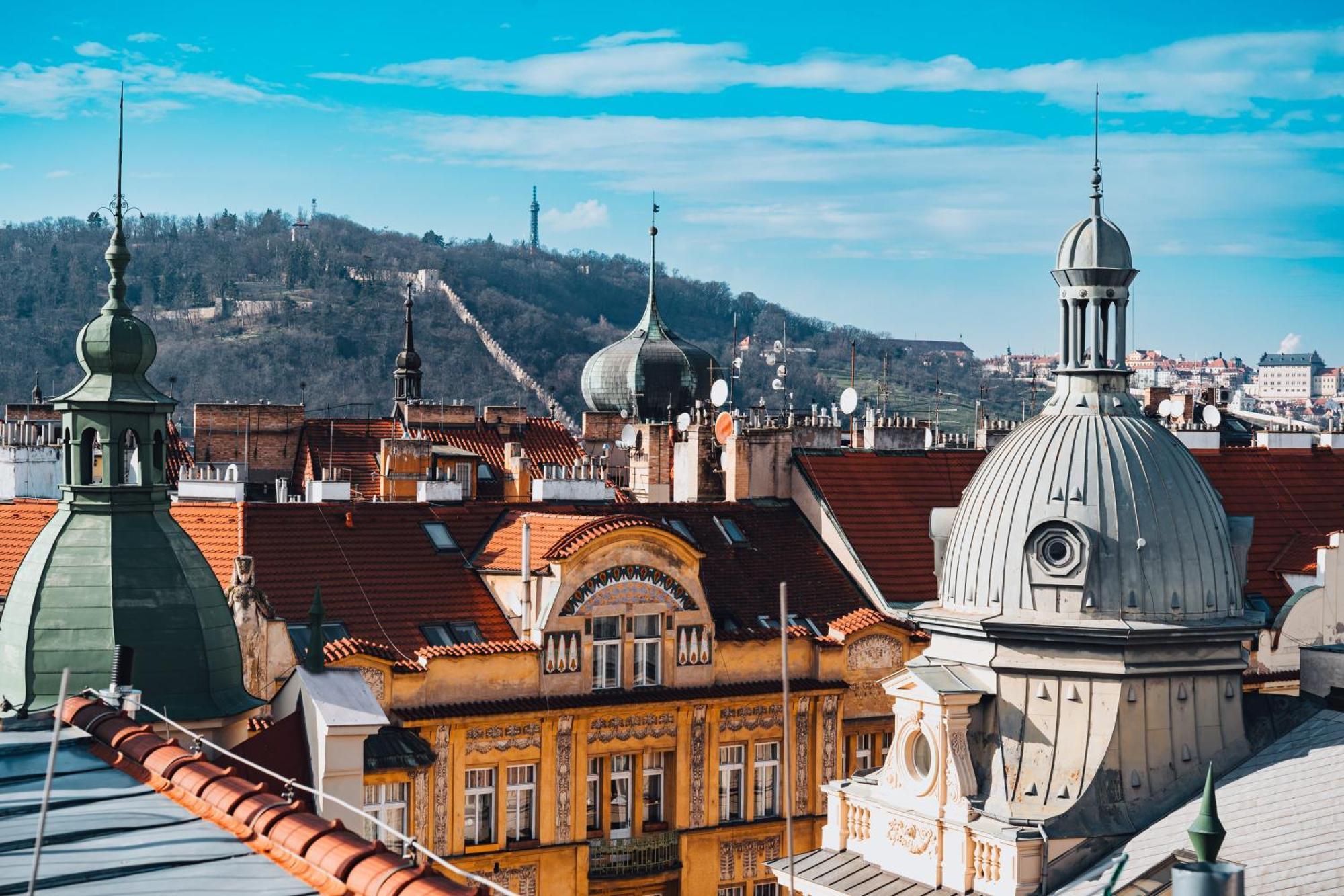 Two-Level Apart With A Terrace Near The Vltava River プラハ エクステリア 写真